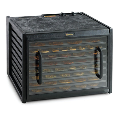 Deshidratador de Alimentos 9 Charolas Con Timer y Puerta transparente Negro Excalibur 3926TCDB