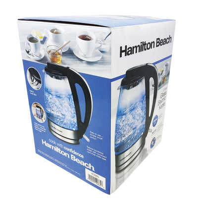 Hervidor de Agua 1.7 L con Iluminación Hamilton Beach 40865
