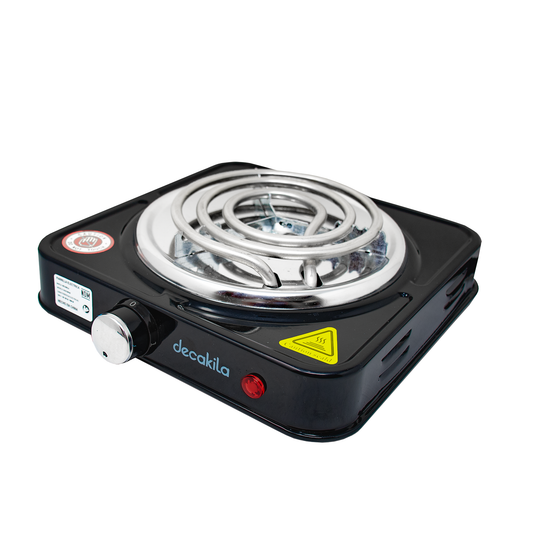 Parrilla Eléctrica de Resistencia 1000 W Negro Decakila KUCC001B