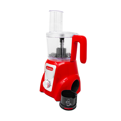 Procesador de Alimentos 1.25 L Inalámbrico de Batería Rojo Decakila KMMG026R (Caja de 4 piezas)