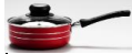 Cazo 16 Cm Antiadherente con Tapa de Vidrio Rojo Lamex 6630-9