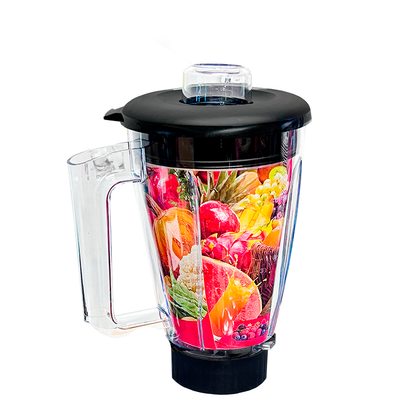 Licuadora 2 Velocidades Vaso de Plástico 1.5 L Inalámbrica con Batería Recargable Negro Decakila KUJB051B (Caja de 4 Piezas)