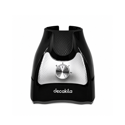 Licuadora 2 Velocidades + Pulso Vaso de Vidrio Negra Decakila KUJB045B (Caja de 4 piezas)