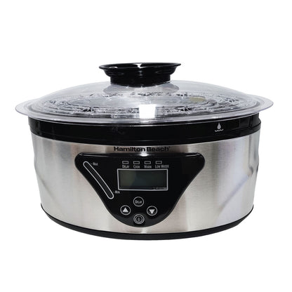 Vaporera de Alimentos 2 Niveles Panel Digital Hamilton Beach 37530