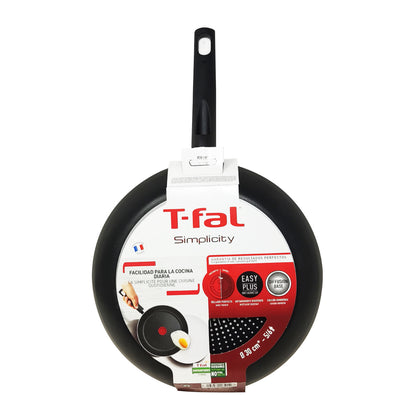 Sartén 30 cm Antiadherente Simplicity Negro T-Fal B5750782