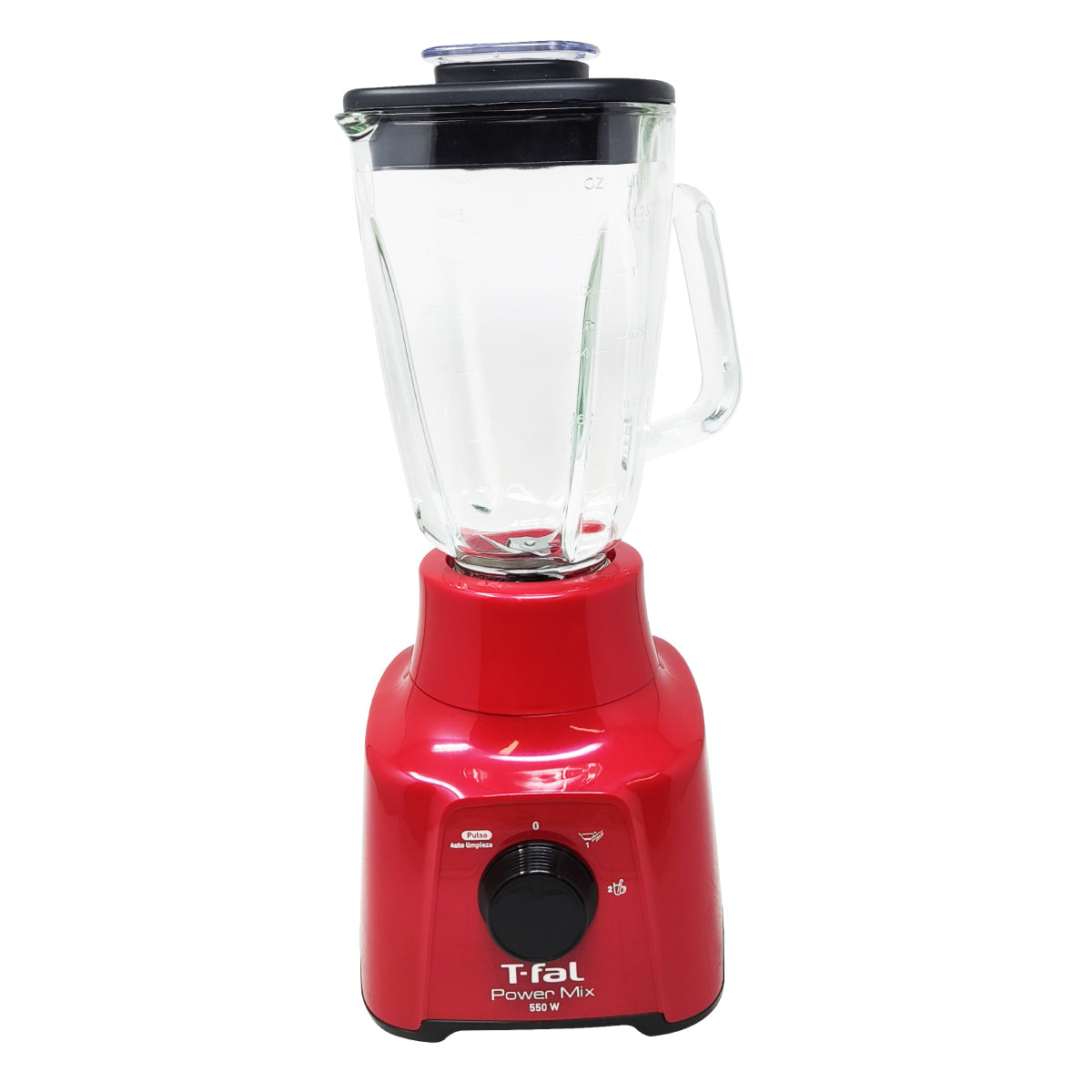 Licuadora 2 Velocidades Vaso De Vidrio Powermix Roja T-fal LN2835MX (Paquete con 3 Piezas)