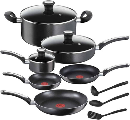 Batería de Cocina 12 Piezas New Platinum T-Fal B182SC84