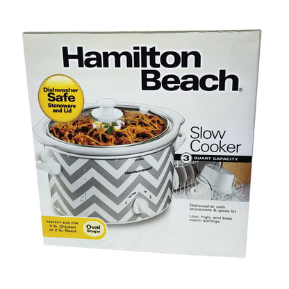 Olla De Lenta Cocción 2.8 L C/tapa Hamilton Beach 33234