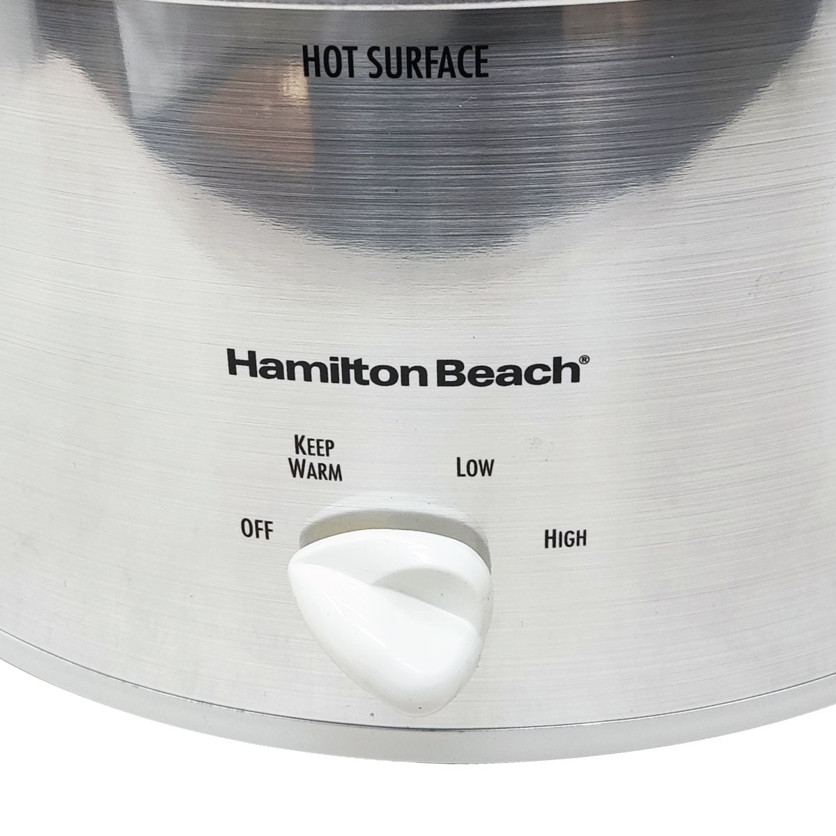 Olla De Cocción Lenta C/tapa Plata Hamilton Beach 33140v