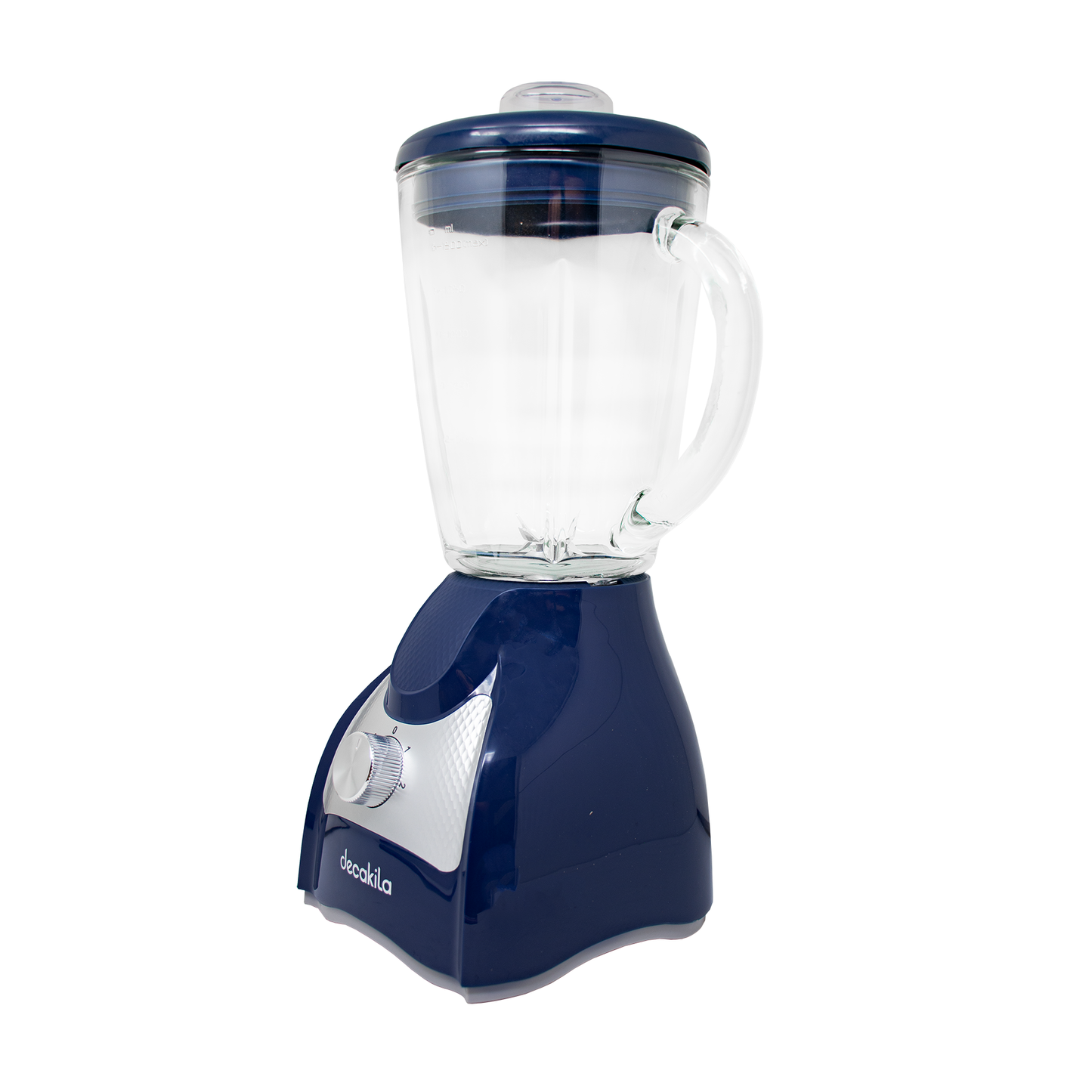 Licuadora 2 Velocidades + Pulso Vaso de Vidrio Azul Decakila KUJB045L
