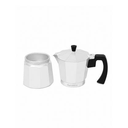Cafetera de Expresso Italiana 9 Tazas de Aluminio Decakila KMCF025M (Caja de 12 piezas)