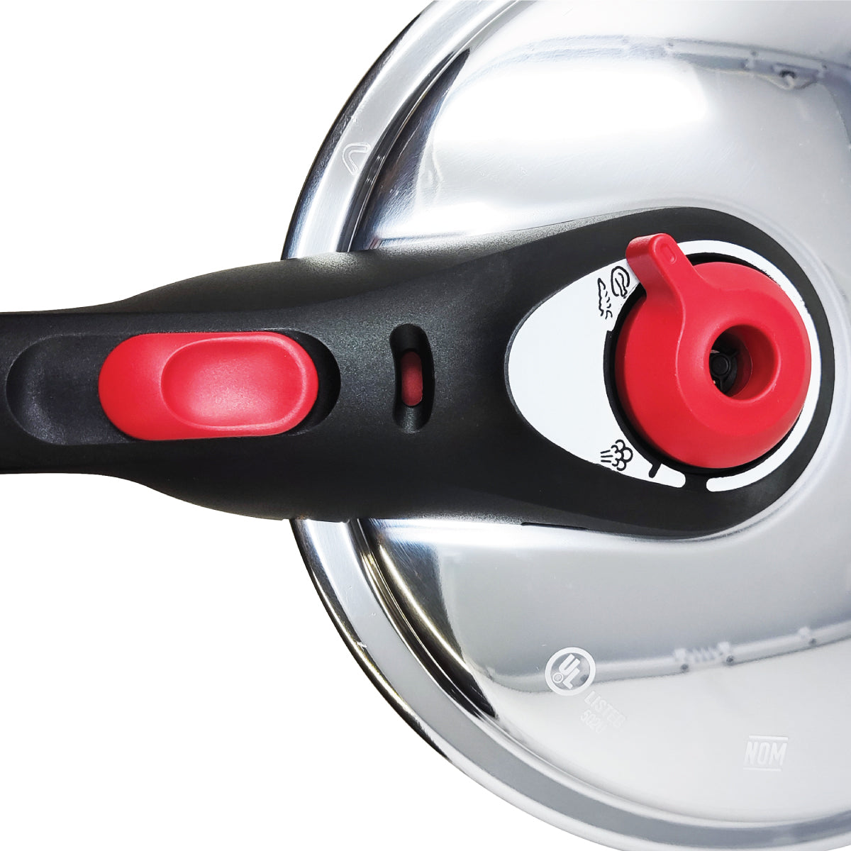 Olla Express de Presión 6 Qt (5.7 L) Secure Aluminio T-fal P2614632 (Caja de 2 Piezas)