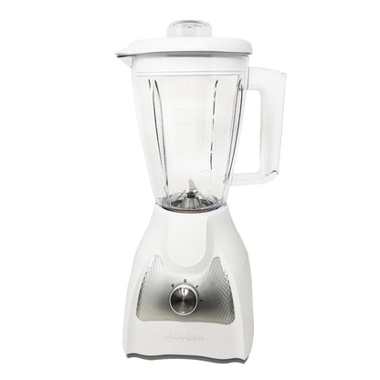 Licuadora 2 Velocidades + Pulso Vaso de Plástico Blanca Decakila KUJB043W (Caja de 4 Piezas)