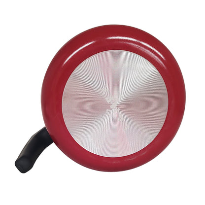 Jarra de 16 cm (2 L) con Antiadherente y Tapa de Vidrio Roja Lamex 6631-6 (Caja con 20 Piezas)