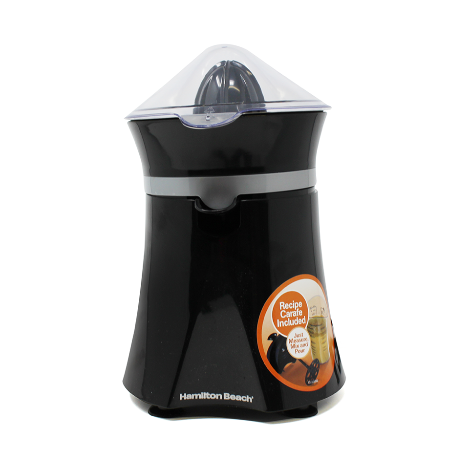 Exprimidor de Cítricos Motor Reversible FreshMix™ Negro Hamilton Beach 66333 (Caja con 2 Piezas)