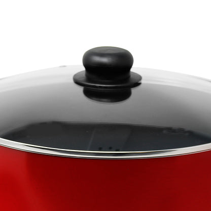 Olla 32 cm con Antiadherente Roja Lamex 6669-9