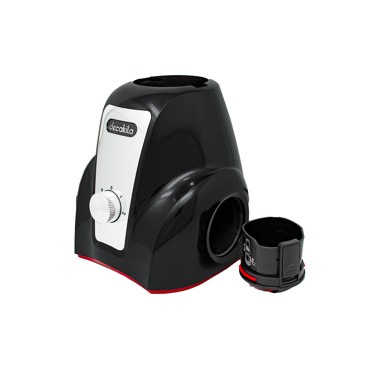 Licuadora 2 Velocidades Vaso de Plástico 1.5 L Inalámbrica con Batería Recargable Negro Decakila KUJB051B (Caja de 4 Piezas)