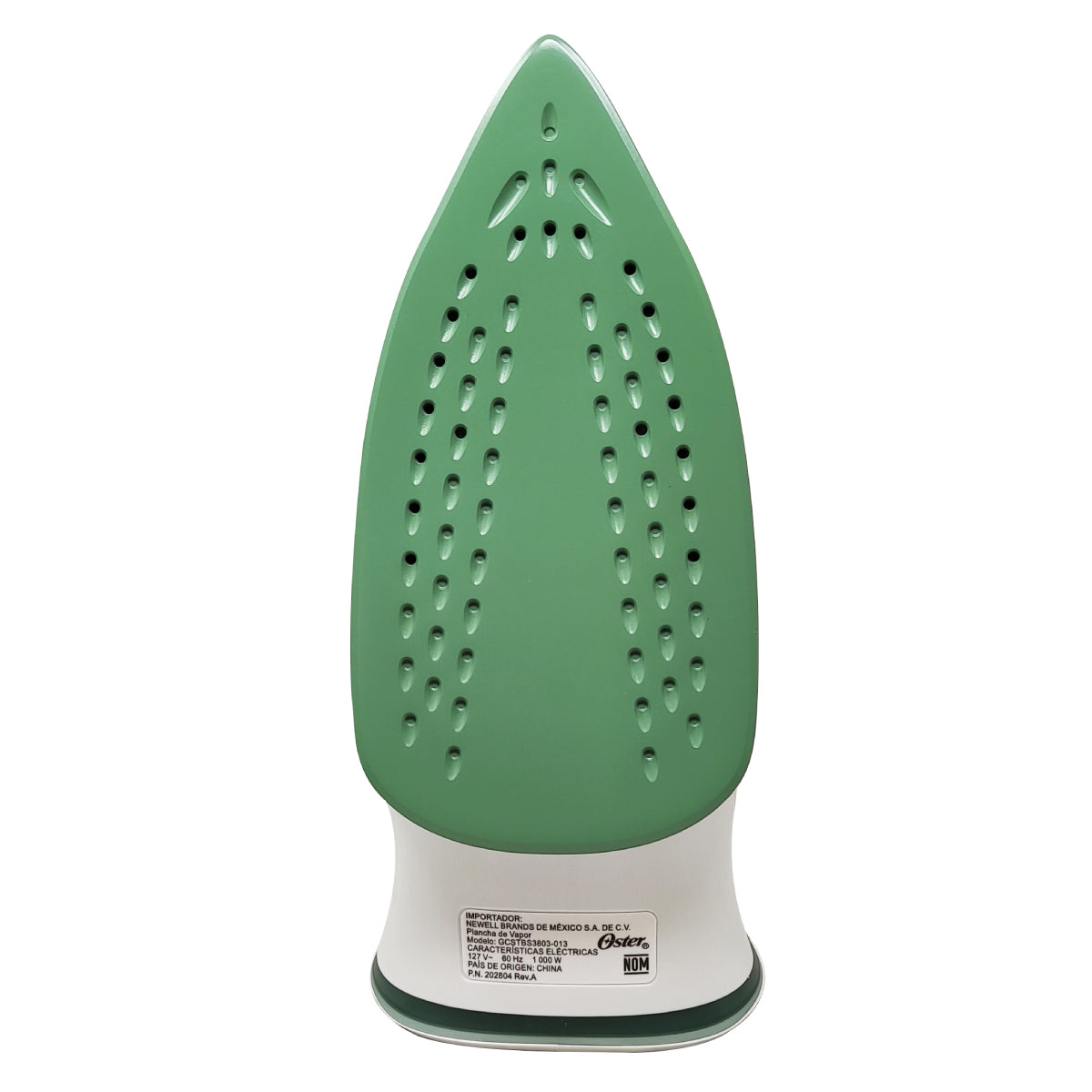 Plancha De Vapor Suela Antiadherente Verde Oster GCSTBS3803-013 (2122070) (Caja de 10 Piezas)