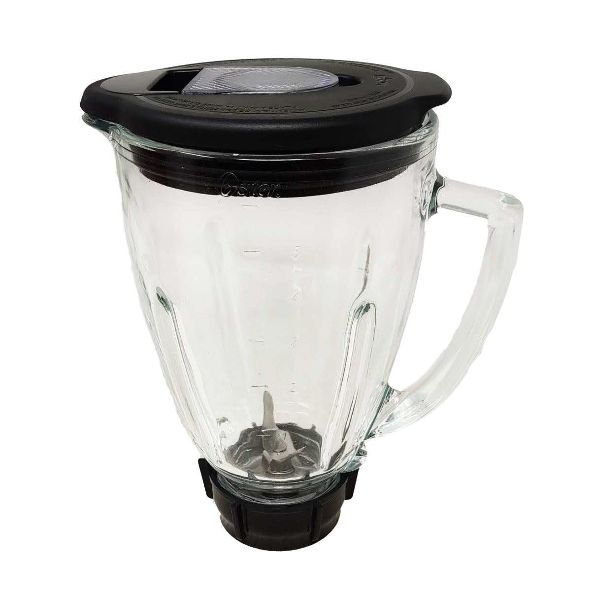 Licuadora Clásica Reversible 1 Velocidad + Pulso Vaso de Vidrio Rojo Oster BLSTBESTR (2114090) (Caja con 4 Piezas)