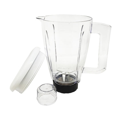 Licuadora 10 Velocidades Vaso de Plástico Blanca Decakila KUJB044W (Caja de 4 Piezas)