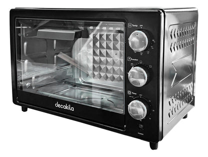 Horno Tostador Eléctrico 22 L Negro Decakila Kuev023b