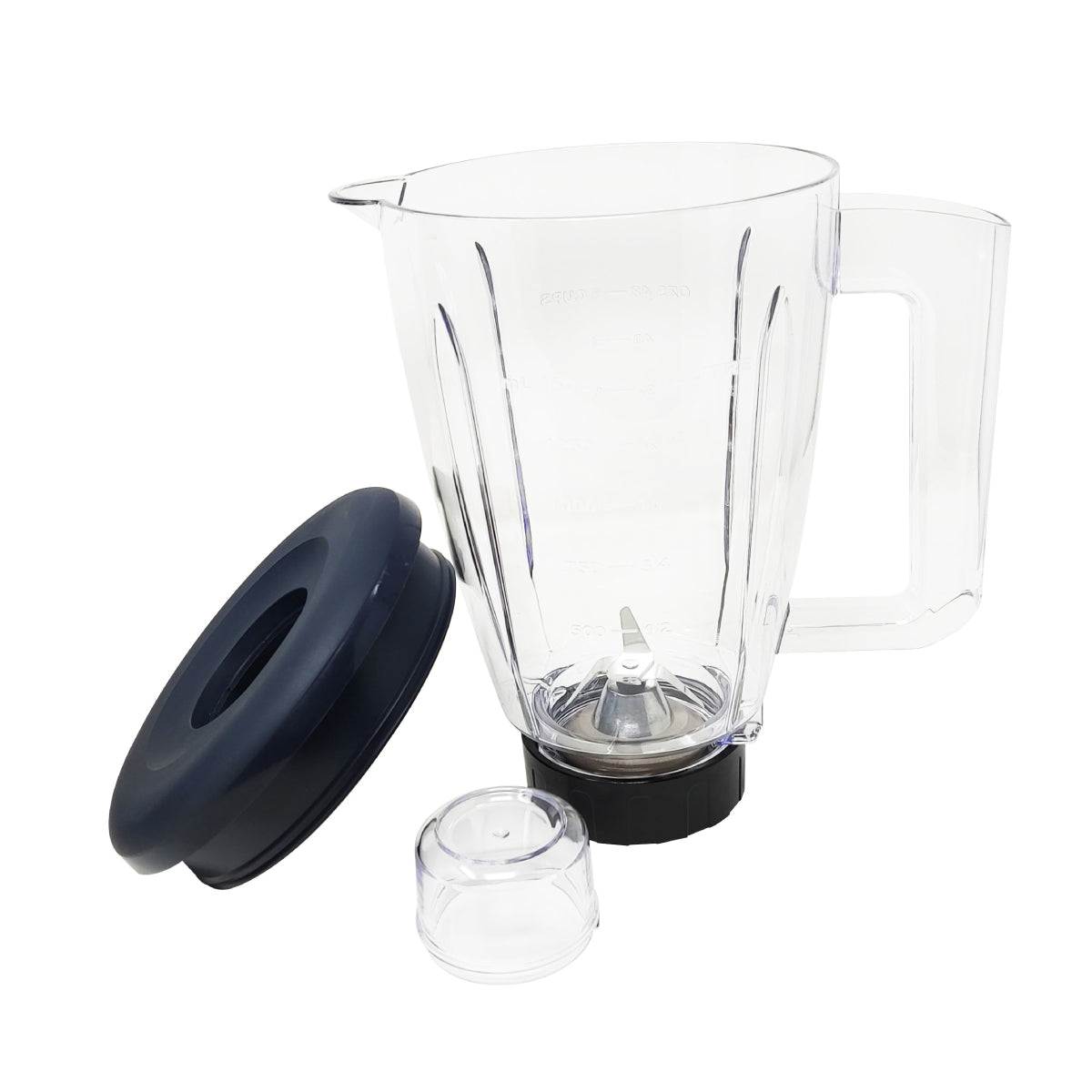 Licuadora 10 Velocidades Vaso Plástico Azul Decakila KUJB044L (Caja de 4 Piezas)
