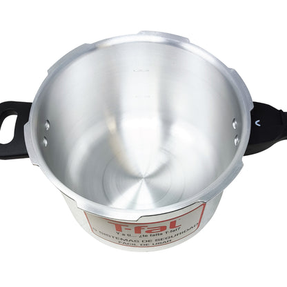 Olla Express de Presión 6 Qt (5.7 L) Secure Aluminio T-fal P2614632 (Caja de 2 Piezas)