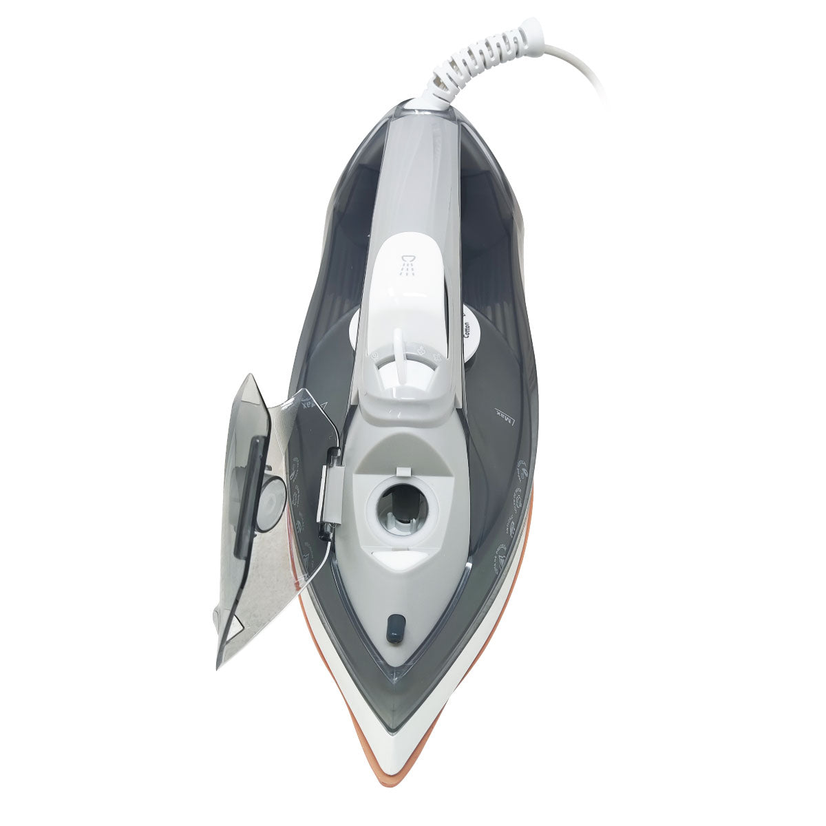 Plancha De Vapor Con Suela Cerámica Gris Oster GGCSTEP2501-013 (2122062) (Caja de 6 Piezas)