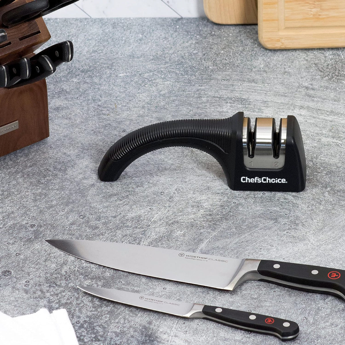 Afilador de cuchillos manual Commercial Pronto Chef’sChoice 464