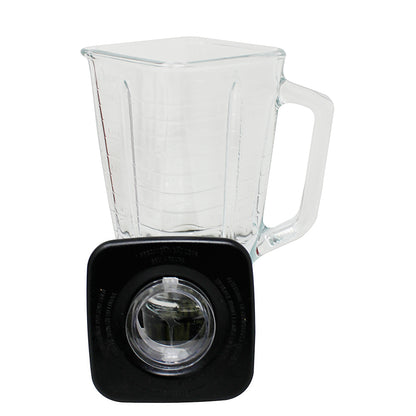 Licuadora 1 Velocidad + Pulso Vaso de Vidrio Roja Oster BLST4126-013 (2114101) (Paquete de 4 Piezas)