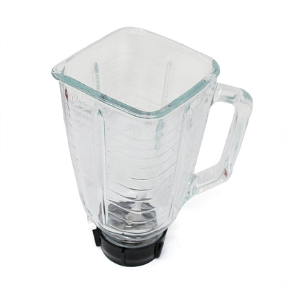 Licuadora 1 Velocidad + Pulso Vaso de Vidrio Roja Oster BLST4126-013 (2114101) (Paquete de 4 Piezas)