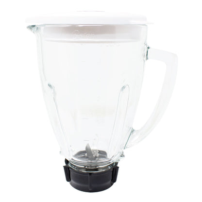 Licuadora 2 Velocidades + 2 Pulso Vaso de Vidrio Blanca Oster BLSTAG-WPB-013 (2110246)(Caja de 4 Piezas)