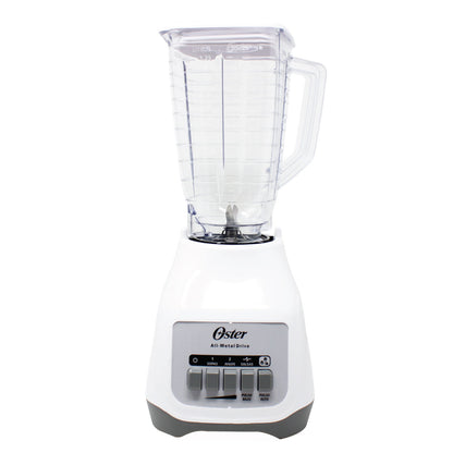 Licuadora 2 Velocidades + 2 Pulso Vaso de Plastico Blanca Oster BLSTKAP-WPB-013 (2110672)(Caja de 4 Piezas)