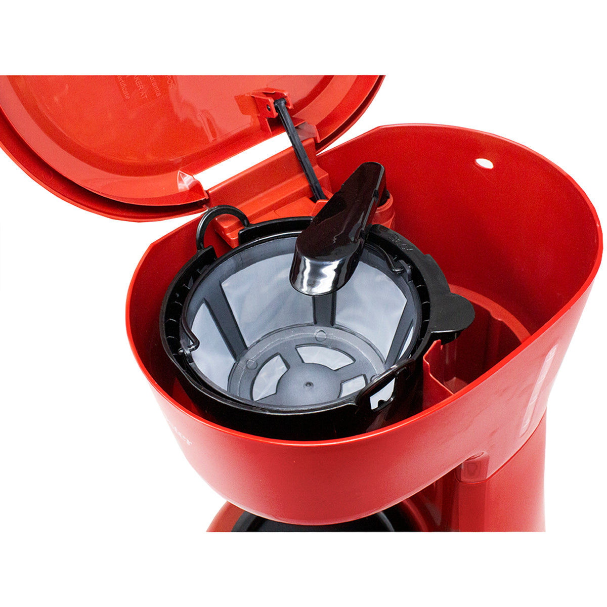 Cafetera 12 Tazas Filtro Permanente Rojo Oster BVSTDCS12B-013 (2118199) (Paquete de 2 Piezas)