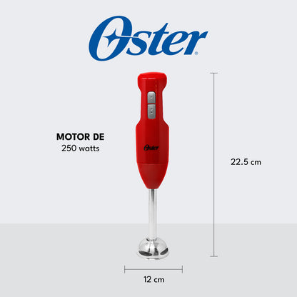 Batidora de Inmersión 2 Velocidades Roja Oster FPSTHB2610R-013