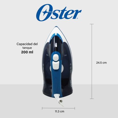 Plancha De Vapor Suela Cerámica Azul Oster Gcstbs5051