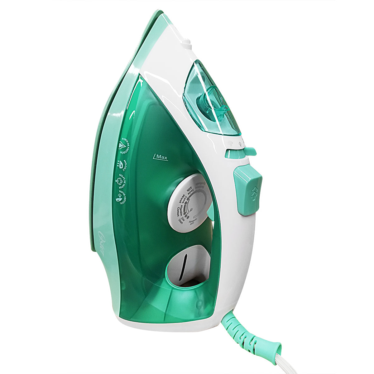 Plancha De Vapor Suela Antiadherente Verde Oster GCSTBS6001-013 (2115014) (Caja de 6 Piezas)