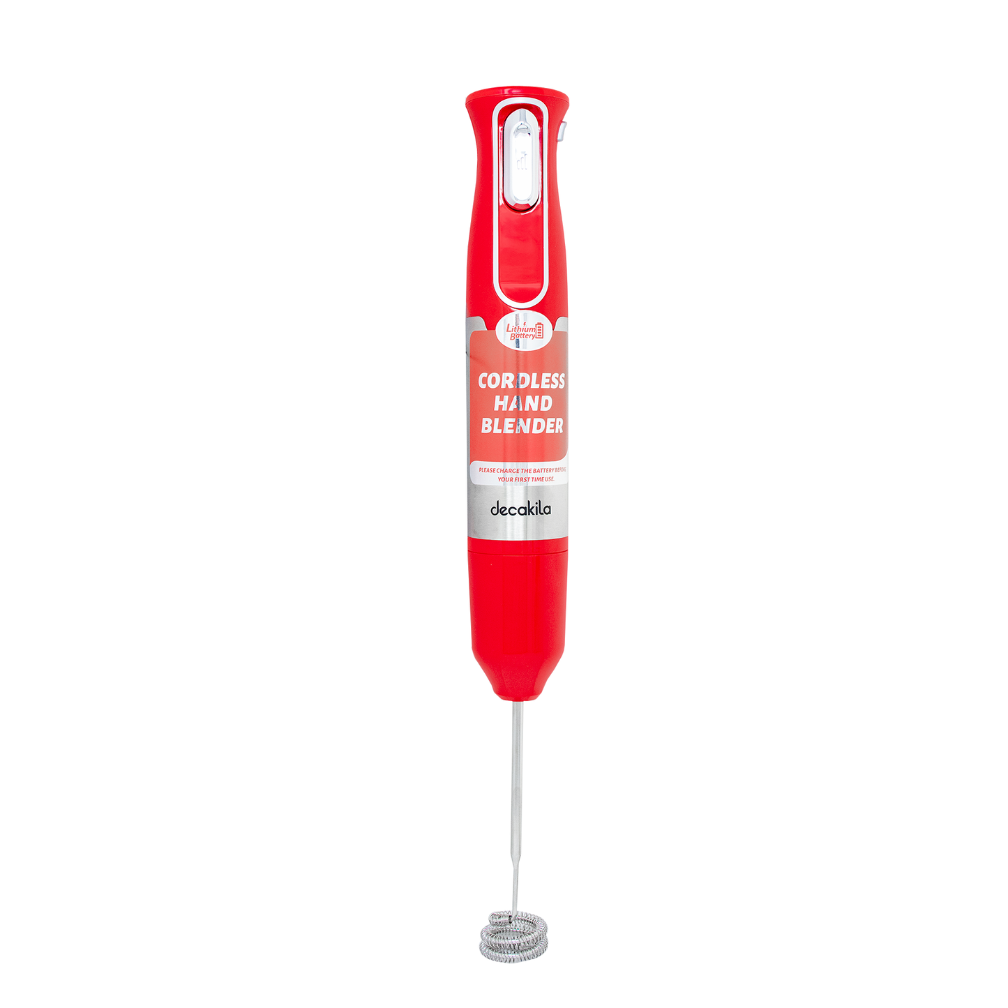 Batidora de inmersión 5 en 1 Inalámbrica Roja Decakila KMJB021R