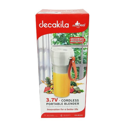 Licuadora Personal 300 ml Inalámbrica Blanca Decakila KMJB035E (Caja con 12 Piezas)