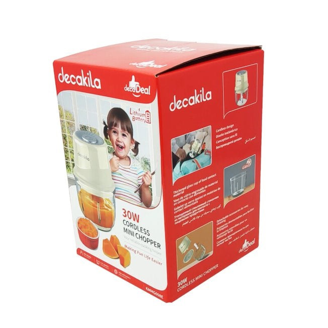 Mini procesador de alimentos inalambrico Decakila KMMG008E