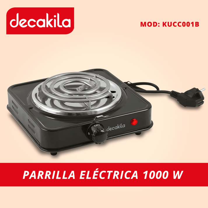 Parrilla eléctrica de resistencia Decakila KUCC001B