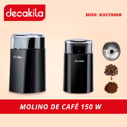 Molino de Café Electrico Negro Decakila KUCF006B