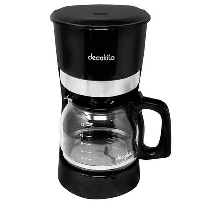 Cafetera de Goteo 12 Tazas (1.5 L) 900 W Negro Decakila KUCF012B (Paquete con 4 piezas)