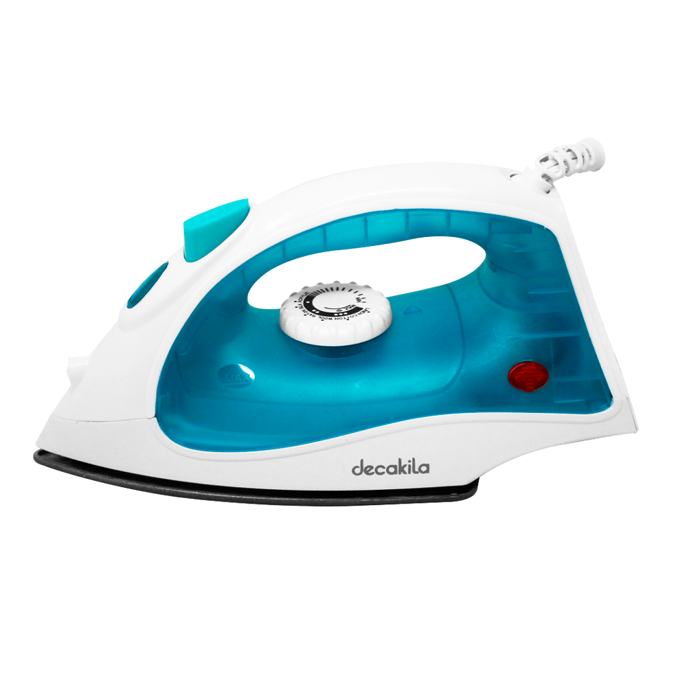 Plancha de Vapor con Antiadherente 1100 W Verde Aqua Decakila KUEN019V (Caja de 12 Piezas)