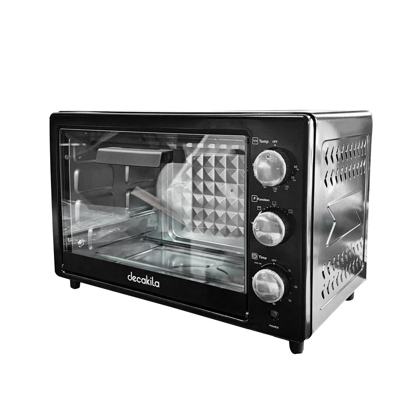 Horno Tostador Eléctrico 22 L Negro Decakila KUEV023B