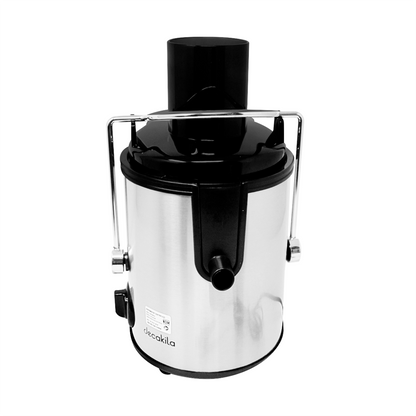 Extractor de Jugo Centrífugo Boca Ancha 350 W Decakila KUJC010B (Caja con 4 Piezas)