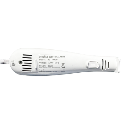 Cuchillo Electrico 100 W Blanco Decakila KUTT006W