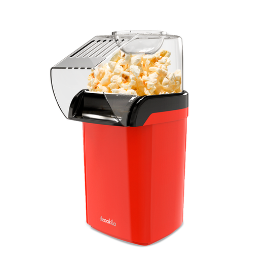 Máquina para Palomitas de Aire Caliente Roja Decakila KUTT009R (Caja con 12 Piezas)