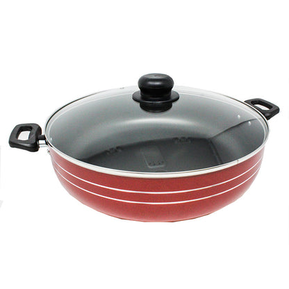 Arrocera C/antiadherente Tapa De Vidrio 34 Cm Lamex 6591-3