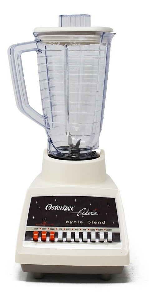 Licuadora 10 Velocidades Vaso de Plástico Galaxy Almendra Osterizer Oster 869-16G